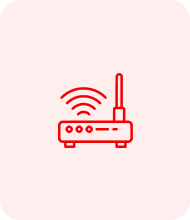 Broadband connection icon